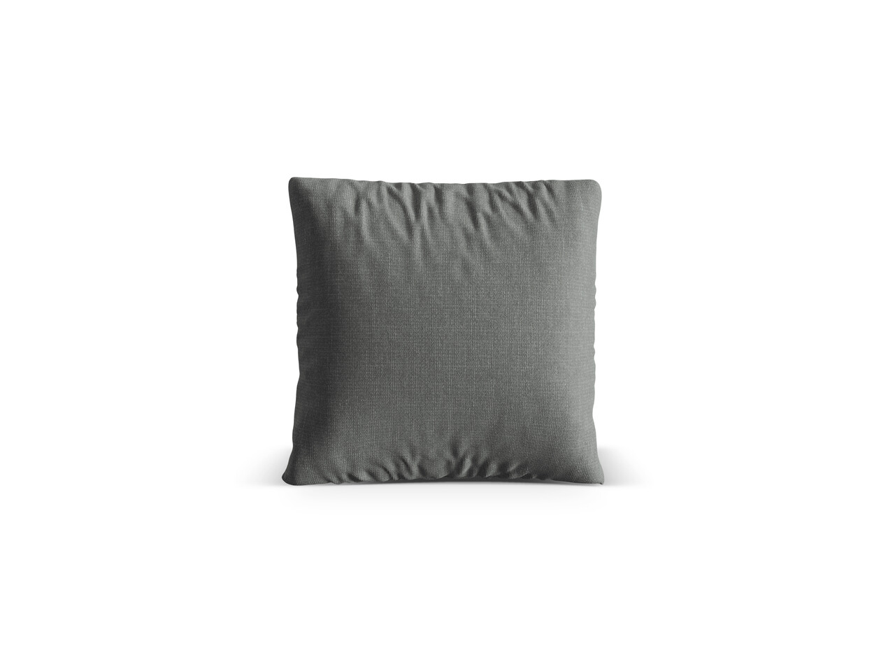 Perna decorativa, Nuria-215, Micadoni Home, 40x40 cm, tesatura structurata chenille, gri - imagine 3